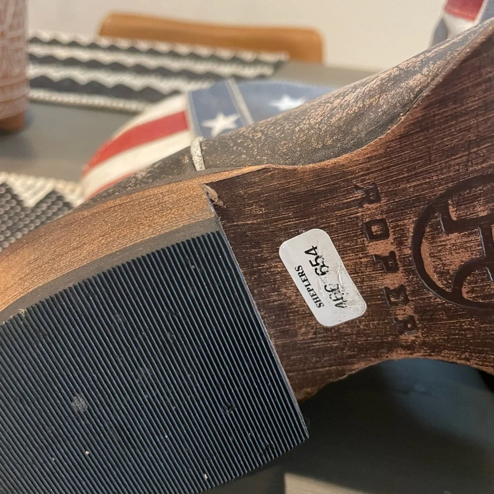 Women’s American Flag Roper Boot - Picture 5 of 6